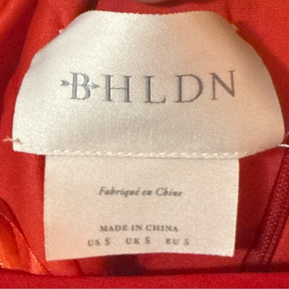 Like New - Anthropologie BHLDN Aubree Stretch Crepe Mini Dress - Size S - Picture 7 of 7